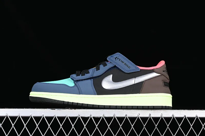 All categories Air Jordan Jordan series basketball shoes Air Jordan 1 Low Air Jordan 1 Low FlyEase "Bio Hack" AJ1 Joe 1 color stitching new low-top basketball shoes DM1206-201